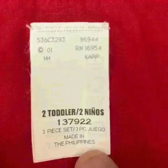 Fleece Christmas Winter Vest Boy size 2T Embroidered Teddy Bears Skiing Snow - Picture 6 of 8